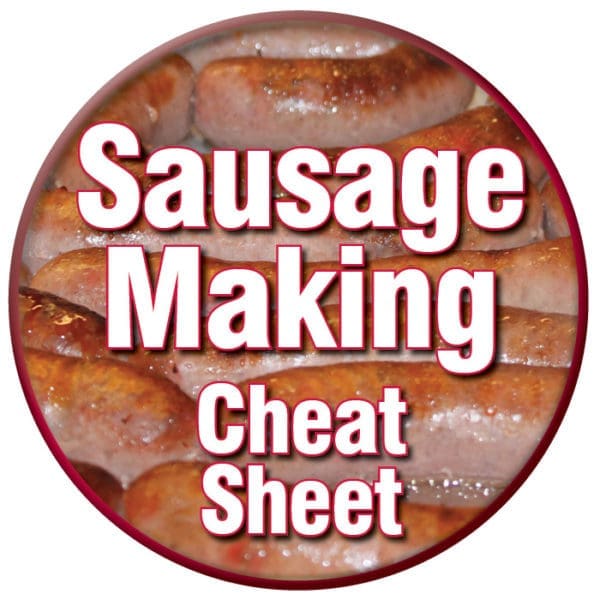 Recipe Cards for Sausage Making at Home High Caliber Products