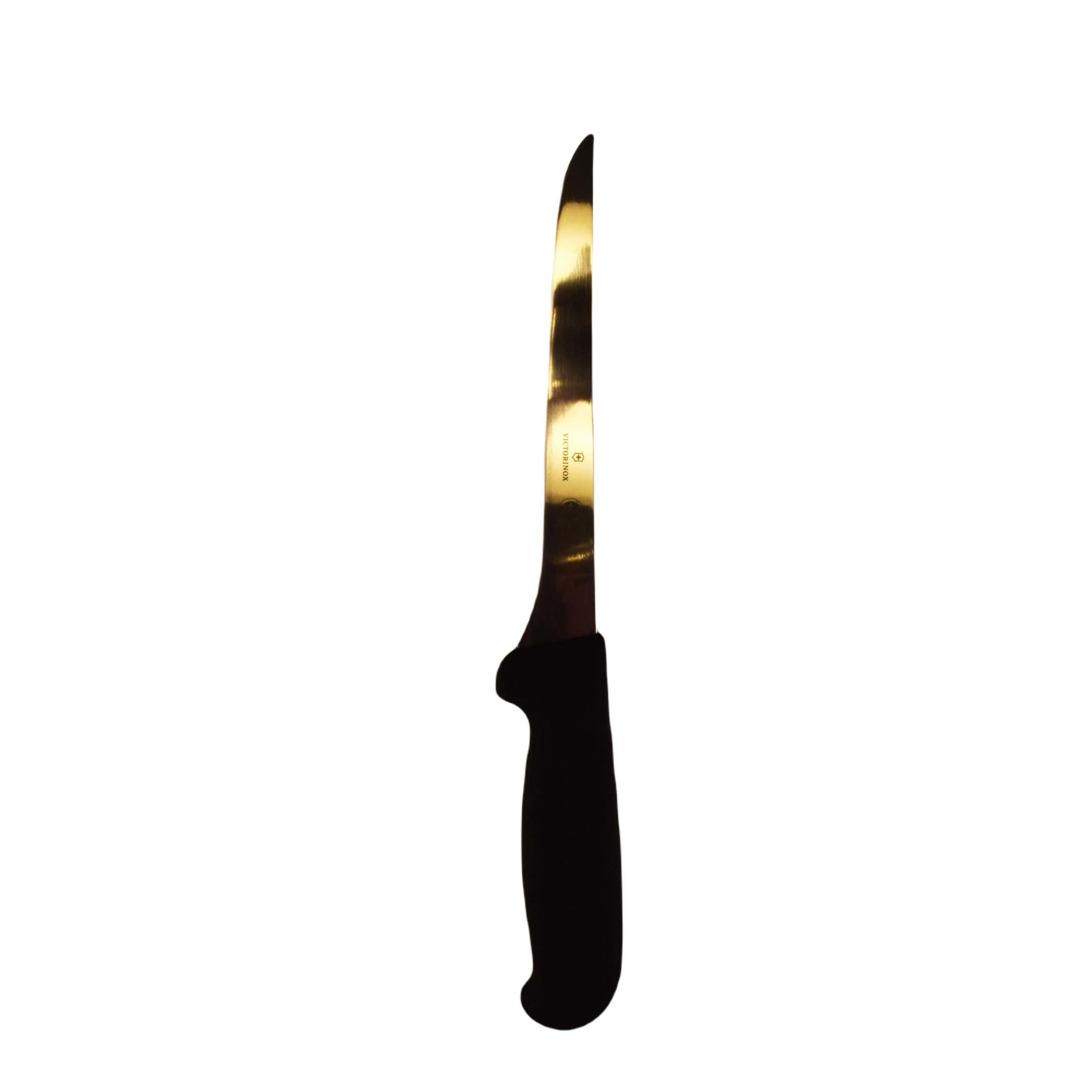 victorinox boning knife 6 straight flexible narrow black plastic fibrox handle