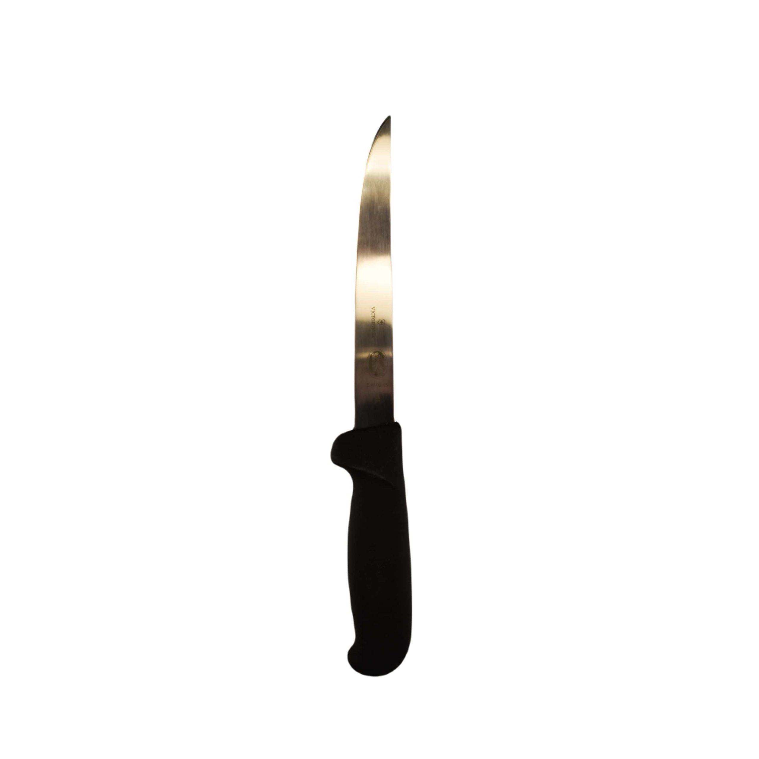 victorinox boning knife 6 straight stiff narrow black plastic fibrox handle