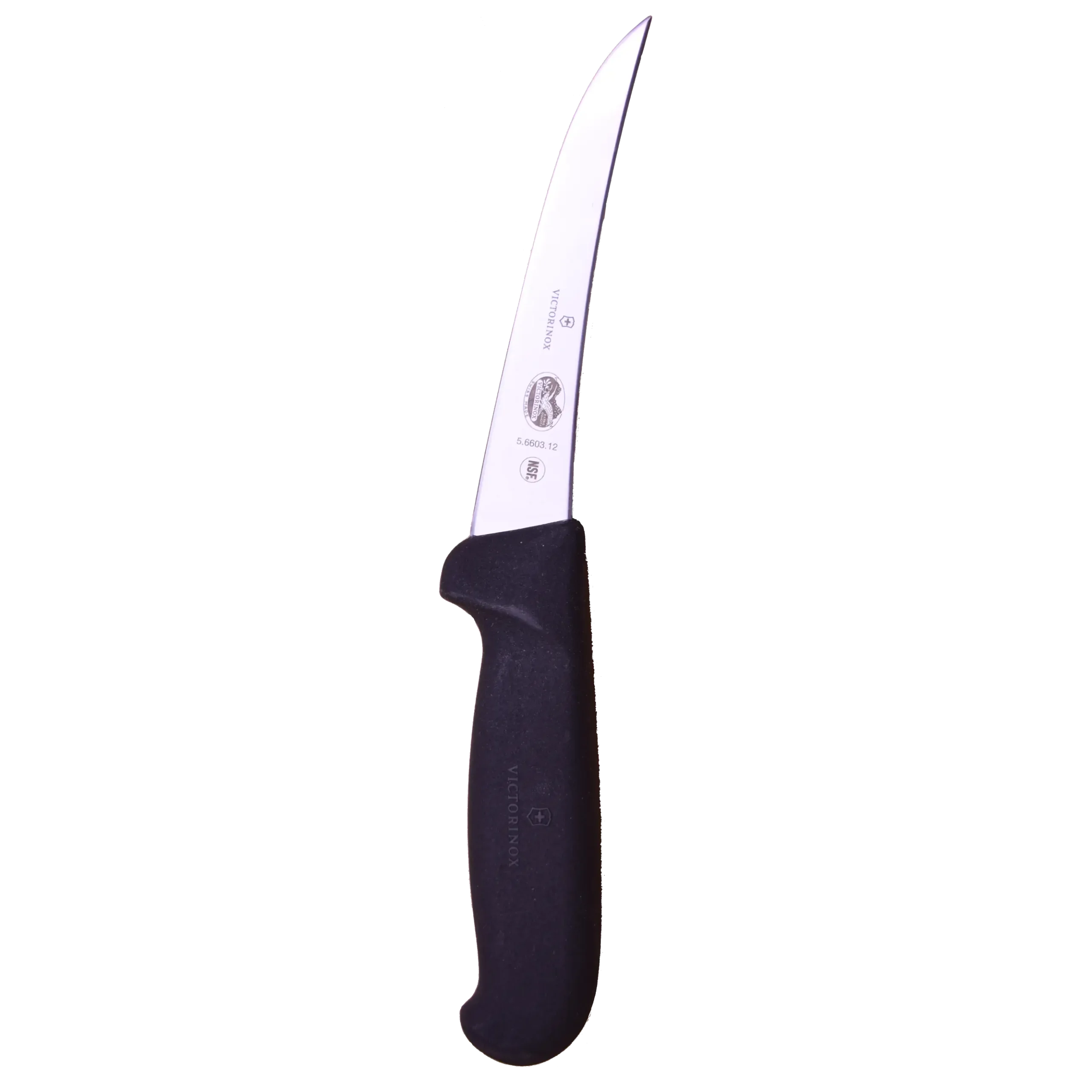 Victorinox Boning Knife with Semi Stiff, Curved, 5, Black