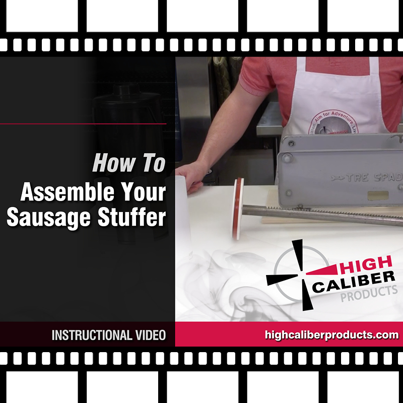 High Caliber: How to assemble a Sausage Stuffer with instructor Aaron McLaughlin
