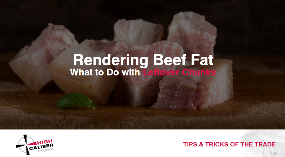 Rendering Beef Fat