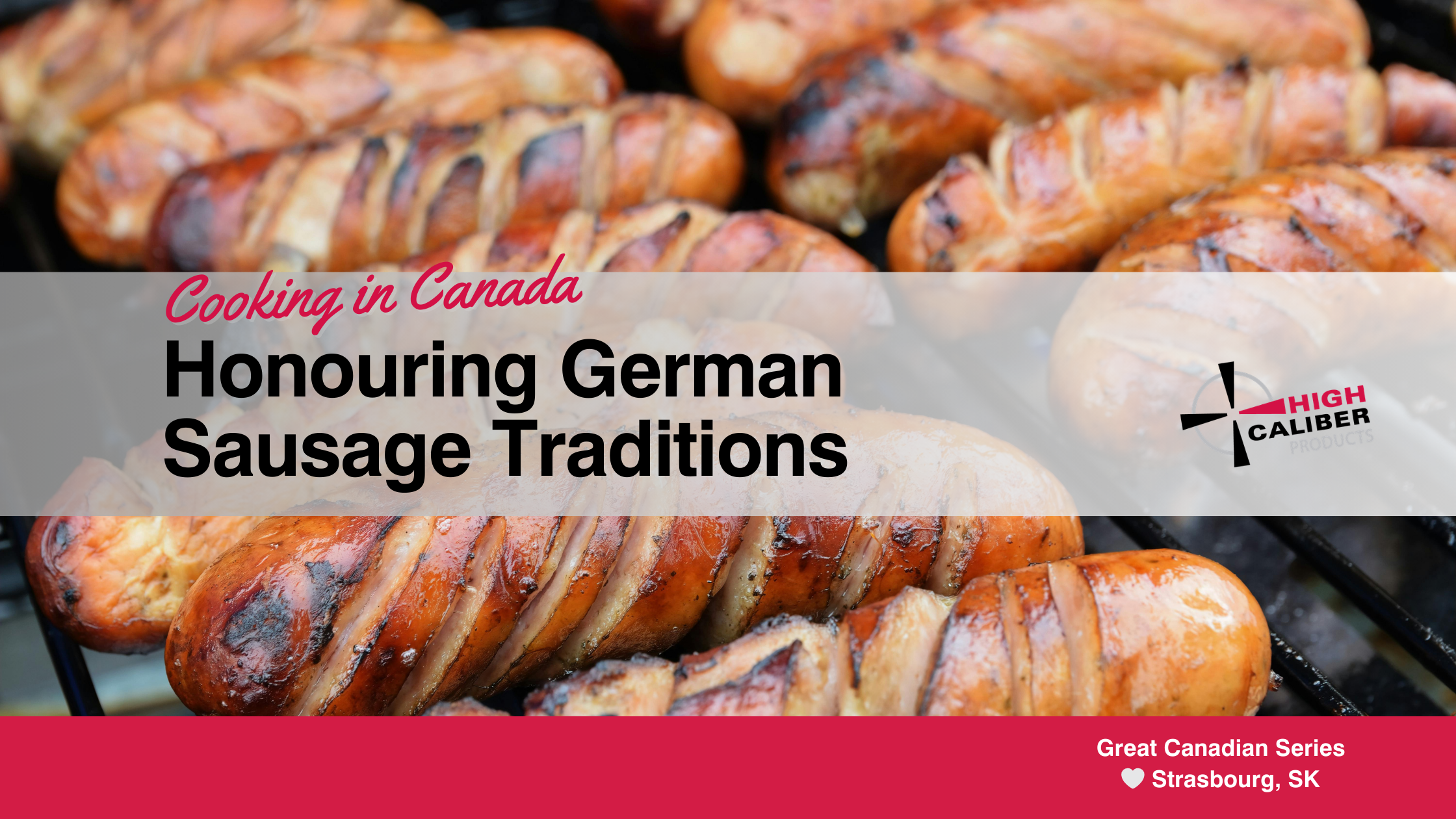 Cooking in canada - german sausage